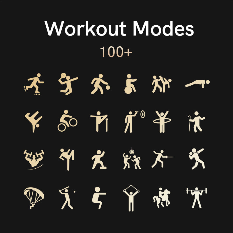 Black QCY Watch GS2 displaying over 100 watch faces and an always-on display for time and date