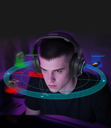 Casque de jeu avec éclairage RGB pour une expérience de jeu immersive