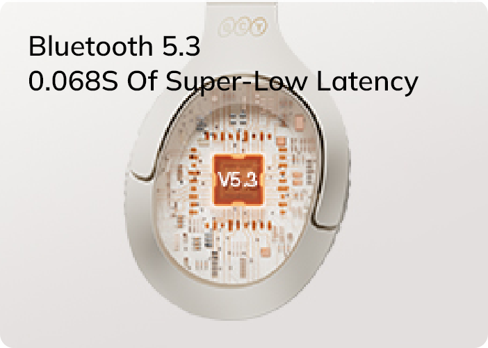 Écouteurs Bluetooth 5.3 avec latence ultra-faible de 0,068 s – écouteurs OCT
