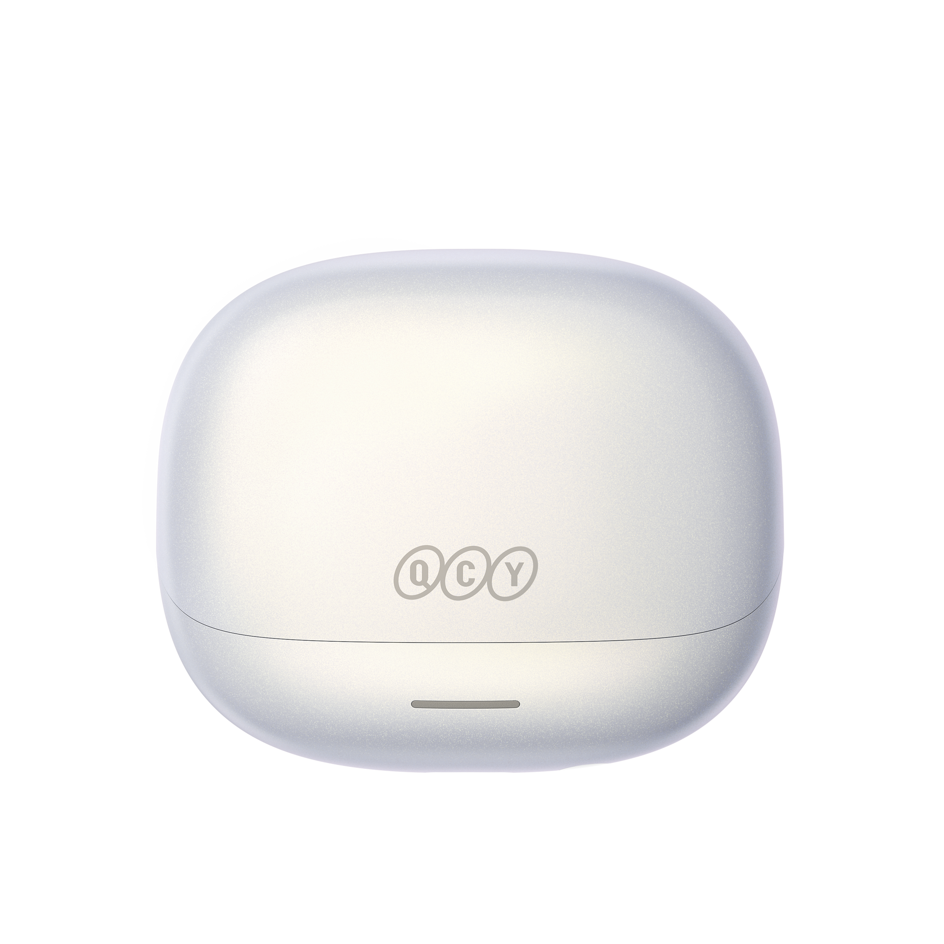 QCY MeloBuds N65 – écouteurs Bluetooth blancs élégants avec boîtier de charge et design moderne.